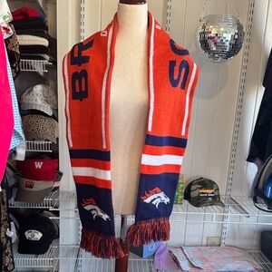 Orange and Blue Broncos Scarf